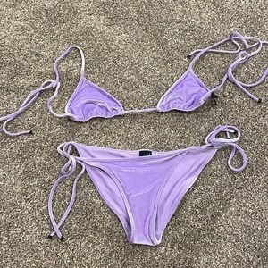 Triangl bikini purple XS